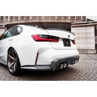 3DDesign Carbon Diffuser fitting for BMW 3 Series G80 M3 Only Diffuser Extension
