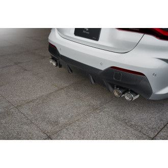3DDesign Carbon Diffuser fitting for BMW G22/G23 M-sport and M440i 4 tip exhaust