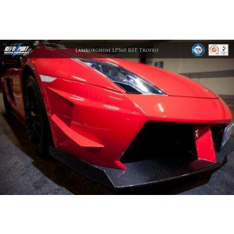 RevoZport Carbon front bumper for Lamborghini Huracan "RST" Super-Trofeo-Style lower bumper incl. Canards