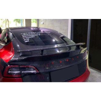 RevoZport Carbon rear wing for Tesla Model 3 "Model 3R Evolution" GT-Style