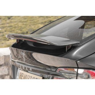 RevoZport Carbon spoiler for Tesla Model X for V1 Bodykit non-active