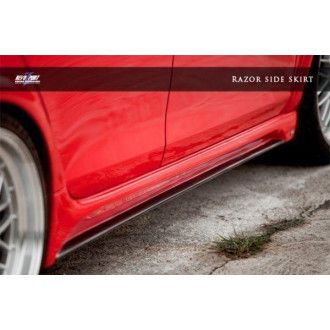 RevoZport Carbon side skirts for Volkswagen Golf MK6|Golf 6 GTI "Razor" only for widebody