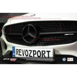 RevoZport Carbon front grille for Mercedes Benz R190 GT-S GTZ-650