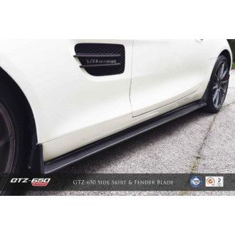 RevoZport Carbon side skirts for Mercedes Benz R190 GT-S GTZ-650