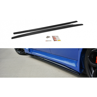 Maxton Design ABS Seitenschweller für Alfa Romeo 156 GTA schwarz hochglanz
