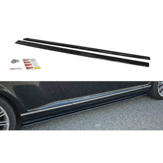 Maxton Design ABS Seitenschweller für Bentley Continental GT schwarz hochglanz