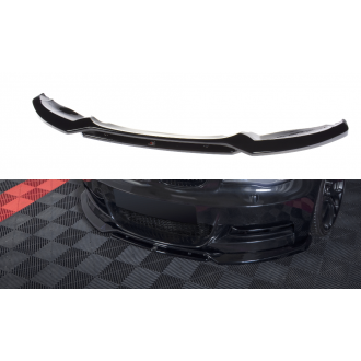 Maxton Design ABS Frontlippe V.1 für BMW 1er E82 M-Paket Facelift schwarz hochglanz