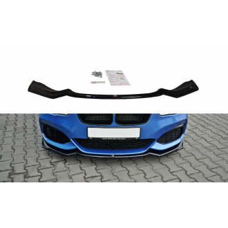 Maxton Design ABS Frontlippe V.2 für BMW 1er F20|F21 M-Paket schwarz hochglanz