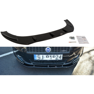 Maxton Design ABS Frontlippe für Fiat Grande Punto Grande Punto schwarz hochglanz