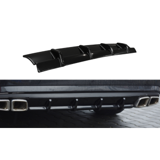 Maxton Design ABS Diffusor für Mercedes Benz E-Klasse W212 AMG AMG Paket schwarz hochglanz