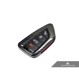 Autotecknic carbon Key cover for toyota supra a90 2020-up black carbon