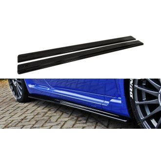 Maxton Design ABS Seitenschweller für Alfa Romeo 147 schwarz hochglanz