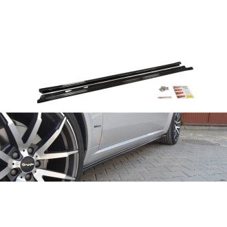 Maxton Design ABS Seitenschweller für Alfa Romeo 159 schwarz hochglanz
