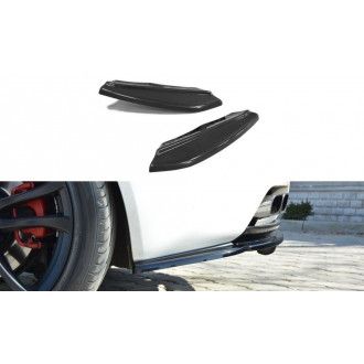 Maxton Design ABS Diffusor Seiten Eerwiterungen Flaps für Alfa Romeo Brera schwarz hochglanz
