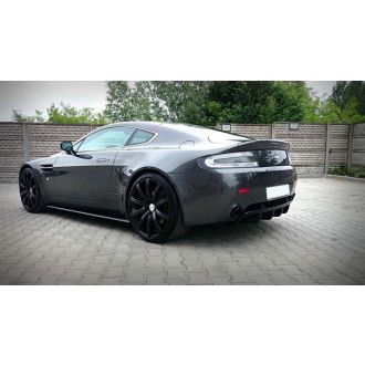 Maxton Design ABS Seitenschweller für Aston Martin V8 Vantage schwarz hochglanz