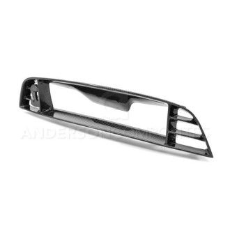 Anderson Composites Carbon fiber front upper grille for 2010-2014 Ford Mustang Shelby GT500 with location for Cobra emblem (also fits 2013-2014 GT/V6)