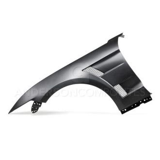 Anderson Composites Type-AT carbon fiber front fenders for 2015-2017 Ford Mustang (0.4inch wider)