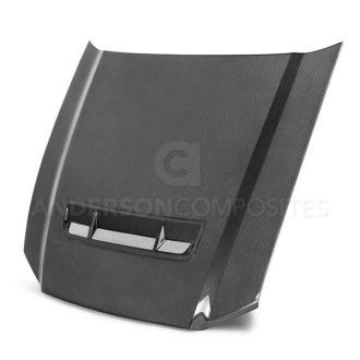 Anderson Composites Type-GT carbon fiber hood for 2010-2014 Ford Mustang GT500 and 2013-2014 Mustang GT/V6