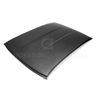 Anderson Composites Dry Carbon Fiber Roof Replacement for 2010 - 2015 Camaro - * Dry carbon products are matte finish