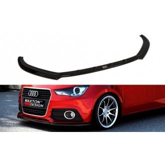 Maxton Design ABS Frontlippe für Audi A1 8X S1 Vorfacelift schwarz hochglanz