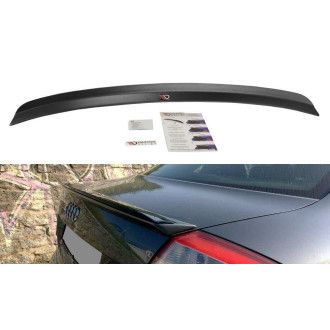 Maxton Design ABS Spoiler Aufsatz für Audi A4 B6 S4|RS4 S-Line schwarz hochglanz