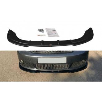 Maxton Design ABS Frontlippe V.2 für Audi A4 B6 S4|RS4 S-Line schwarz hochglanz