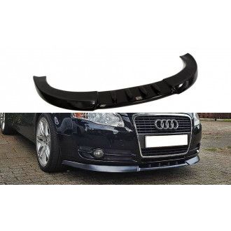 Maxton Design ABS Frontlippe für Audi A4 B7 S4|RS4 schwarz hochglanz