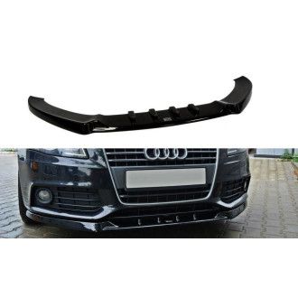 Maxton Design ABS Frontlippe V.1 für Audi A4 B8 S4|RS4 Vorfacelift schwarz hochglanz