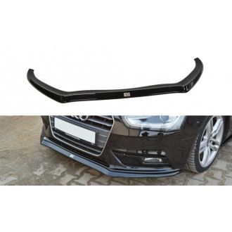 Maxton Design Frontlippe für Audi A4 B8 Facelift schwarz hochglanz-B-Ware