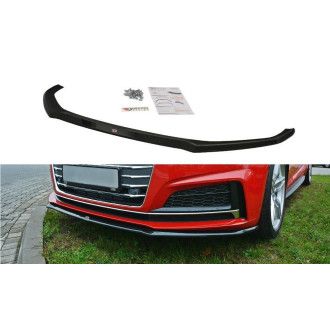 Maxton Design ABS Frontlippe V.2 für Audi A5 F5 S5|RS5 S-Line schwarz hochglanz