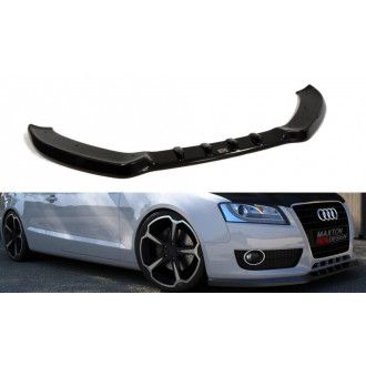 Maxton Design ABS Frontlippe für Audi A5 8T S5|RS5 schwarz hochglanz