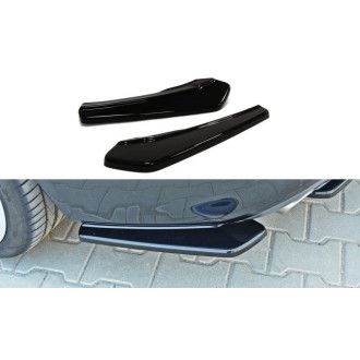 Maxton Design ABS Diffusor Seiten Eerwiterungen Flaps für Audi A5 8T S5|RS5 S-Line schwarz hochglanz
