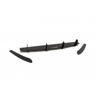 Maxton Design ABS Diffusor Heckschürzen Ansatz inkl. Erweiterungen Seite Dual-Tip für Audi A6 C7 S6|RS6 S-Line schwarz matt