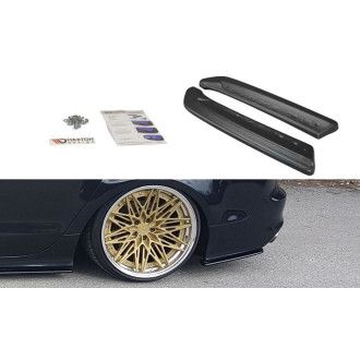 Maxton Design ABS Diffusor Seiten Eerwiterungen Flaps für Audi A7 C7 S7|RS7 S-Line schwarz hochglanz
