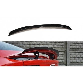 Maxton Design ABS Spoiler Aufsatz für Audi A7 C7 S7|RS7 S-Line Facelift schwarz hochglanz