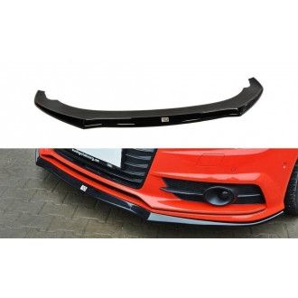 Maxton Design ABS Frontlippe für Audi A7 C7 S7|RS7 S-Line Facelift schwarz hochglanz