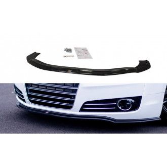 Maxton Design ABS Frontlippe V.1 für Audi A8 D4 S8 schwarz hochglanz