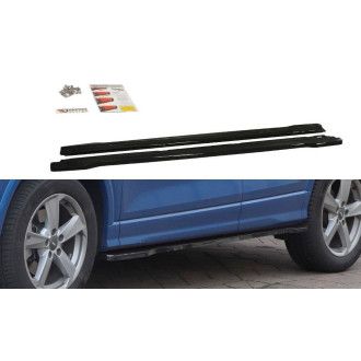 Maxton Design ABS Seitenschweller für Audi Q2 schwarz hochglanz