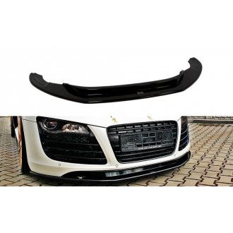 Maxton Design ABS Frontlippe für Audi R8 MK1 2006-2015 schwarz hochglanz