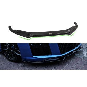 Maxton Design ABS Frontlippe V.3 für Audi R8 Mk2 schwarz hochglanz