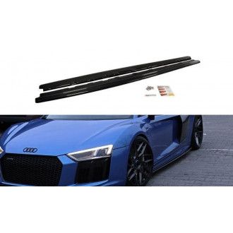 Maxton Design ABS Seitenschweller für Audi R8 Mk2 schwarz hochglanz