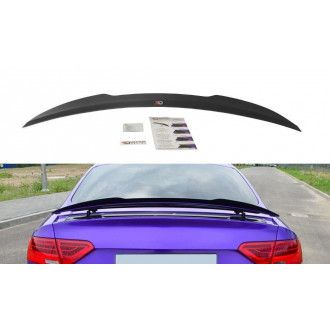 Maxton Design ABS Spoiler Aufsatz für Audi A5 8T S5|RS5 Facelift schwarz hochglanz