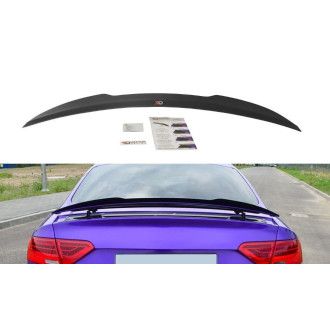 Maxton Design ABS Spoiler Aufsatz für Audi A5 8T S5|RS5 Facelift schwarz hochglanz