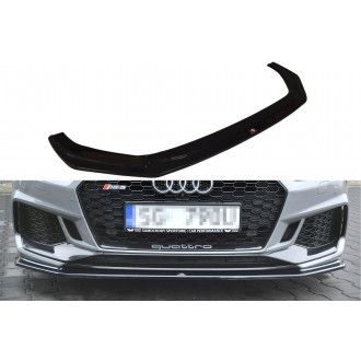 Maxton Design ABS Frontlippe V.2 für Audi A5 F5 S5|RS5 Coupe schwarz hochglanz