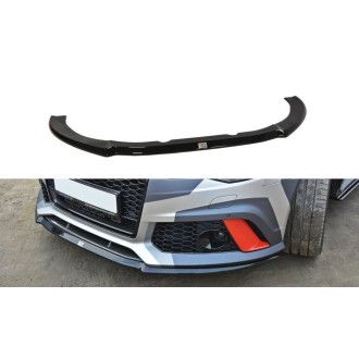 Maxton Design ABS Frontlippe V.2 für Audi A6 C7 S6|RS6 schwarz hochglanz