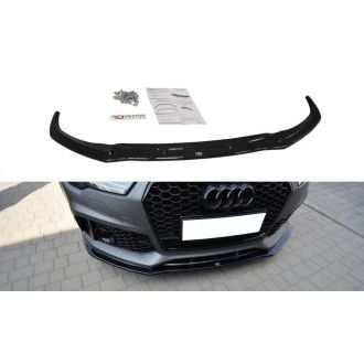 Maxton Design ABS Frontlippe V.1 für Audi A7 C7 S7|RS7 Facelift schwarz hochglanz