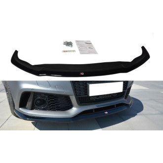 Maxton Design ABS Frontlippe V.2 für Audi A7 C7 S7|RS7 Facelift schwarz hochglanz