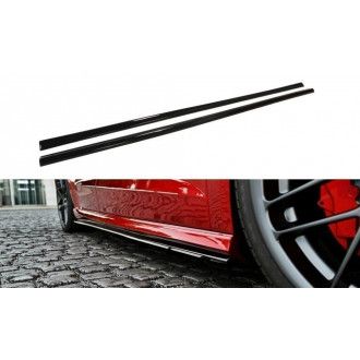 Maxton Design ABS Seitenschweller für Audi A3 8V S3|RS3 schwarz hochglanz