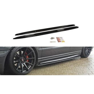 Maxton Design ABS Seitenschweller für Audi A4 B5 S4|RS4 schwarz hochglanz