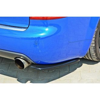 Maxton Design ABS Diffusor Seiten Eerwiterungen Flaps für Audi A4 B6 S4|RS4 schwarz hochglanz